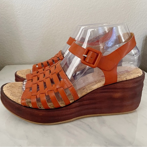 Kork Ease Wedge Sandals Size 8 New - Picture 3 of 11